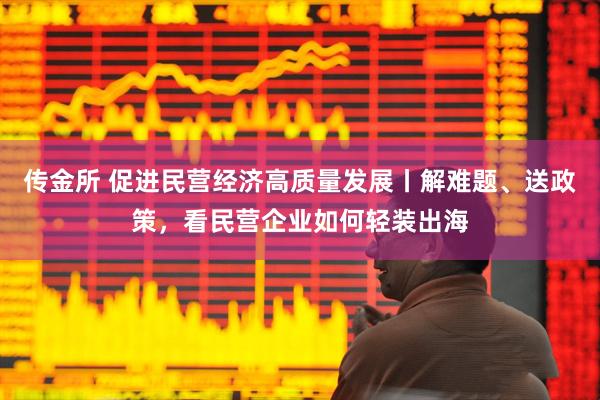 传金所 促进民营经济高质量发展丨解难题、送政策，看民营企业如何轻装出海